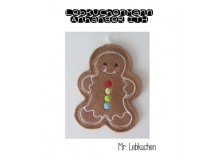 Anhänger ITH - Lebkuchenmann Gingerbread Christmas